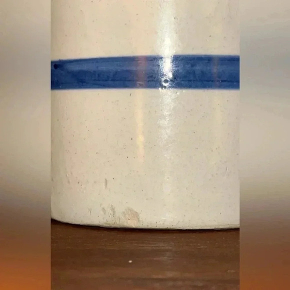 Vintage Wesson Oil crock kitchen utensil storage holder stoneware - Picture 7 of 16